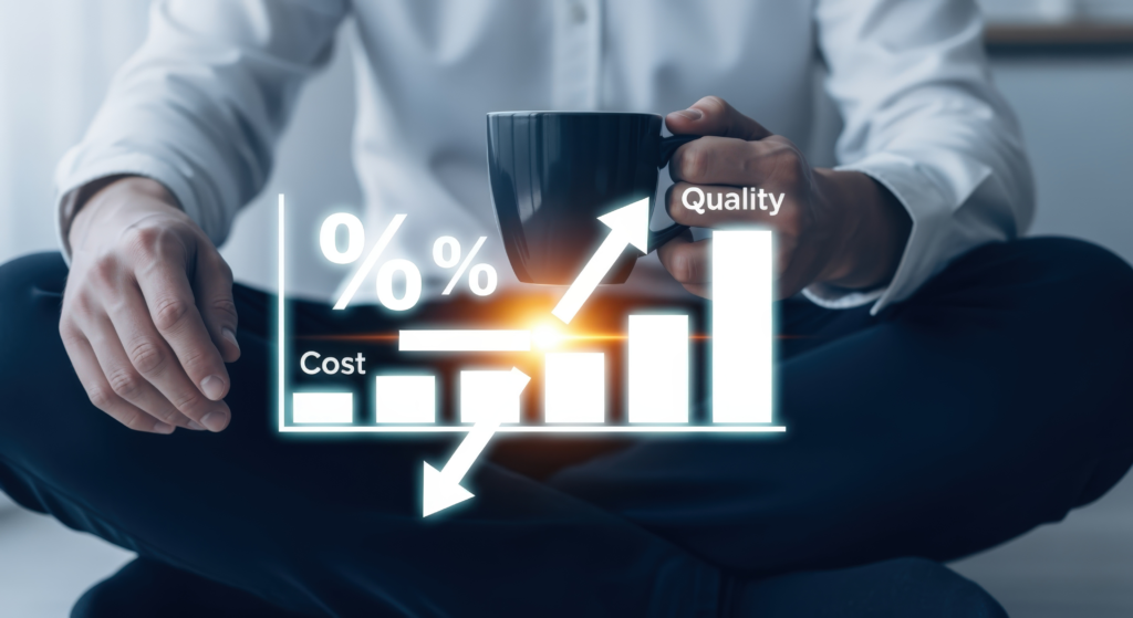 Revenue quality checklist showing high-quality vs low-quality revenue traits